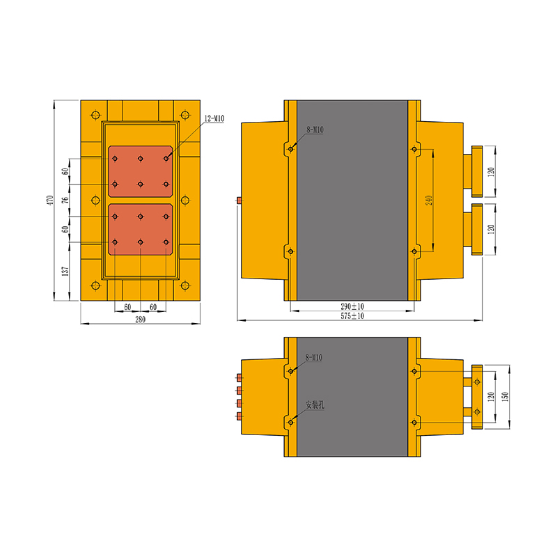 Сварочный трансформатор 200 кВА — 7,3 В / 8,6 В / 10,6 В — 5